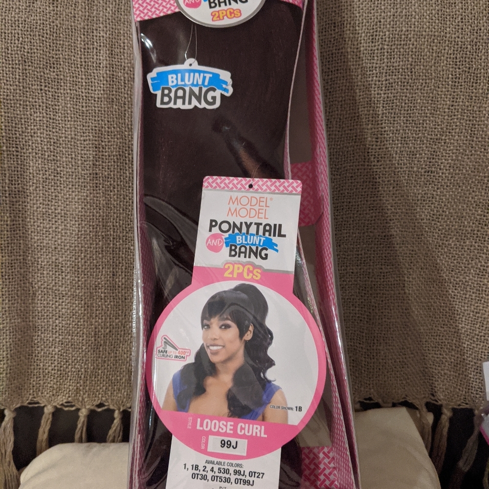 Model Model (Ponytail Blunt Bang 2pcs) (SALE)